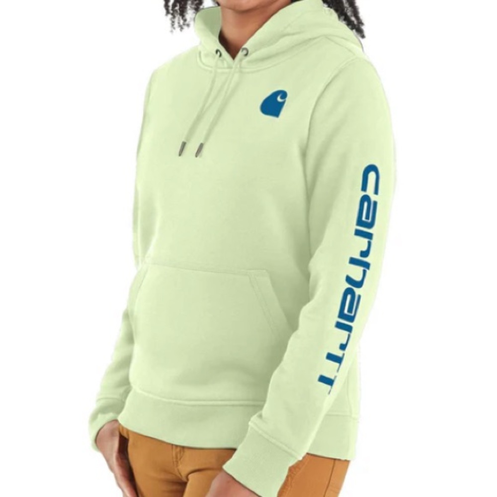 Womens Light Green Carhartt Hoodie XL